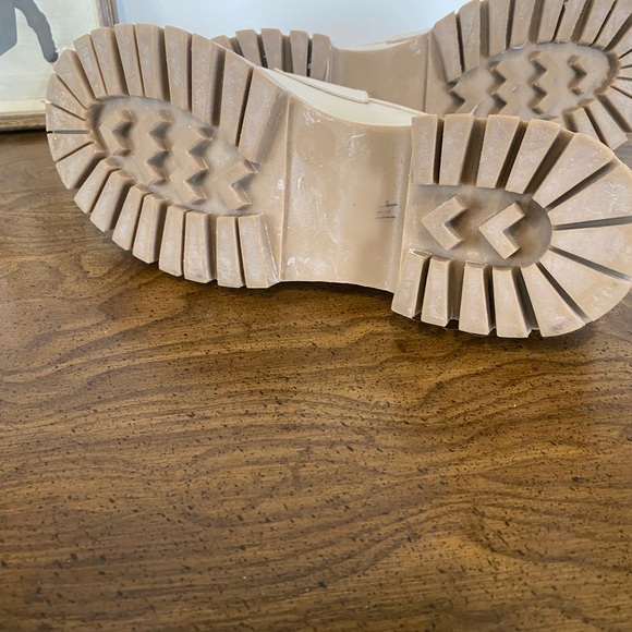 Steve Madden chunky platform white leather loafer - Picture 4 of 7